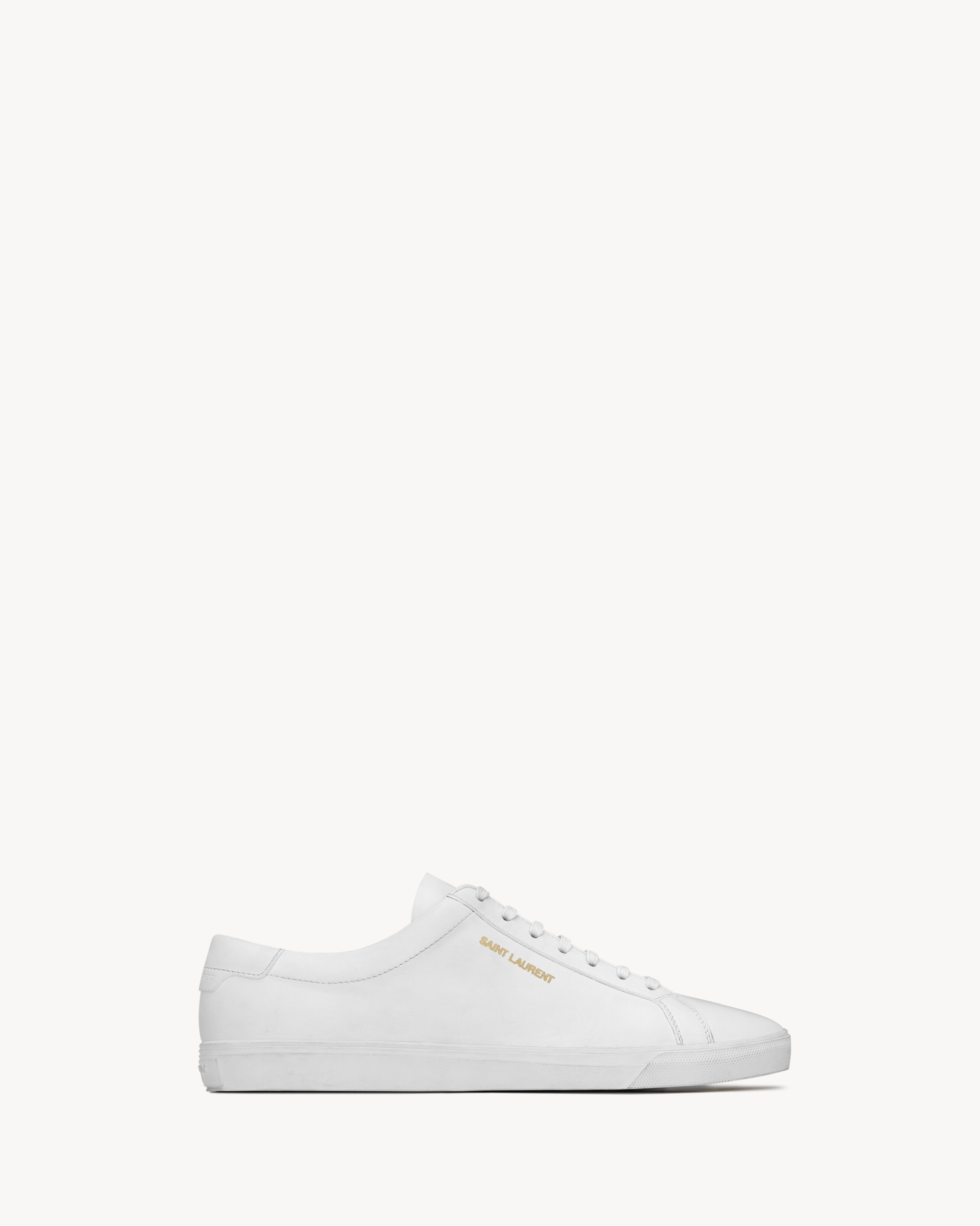 Saint laurent black leather sneakers Clearance