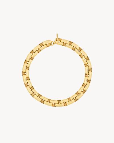CHUNKY CHAIN NECKLACE IN METAL | Saint Laurent | YSL US
