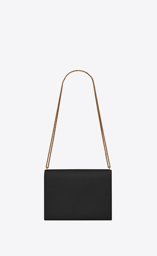 CASSANDRA Medium tophandle bag in smooth leather and suede Saint