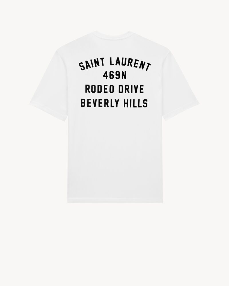 SAINT LAURENT BEVERLY HILLS T-SHIRT | Saint Laurent | YSL GR
