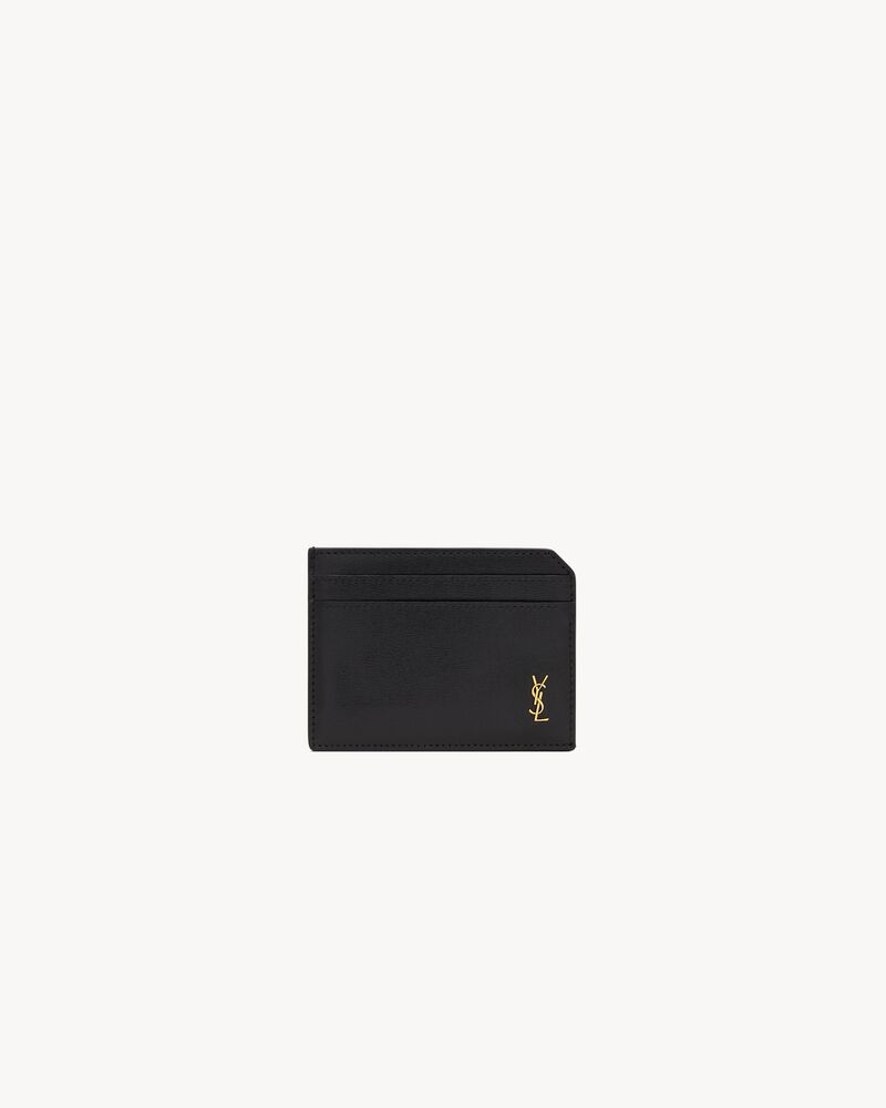 TINY CASSANDRE open card case in shiny leather