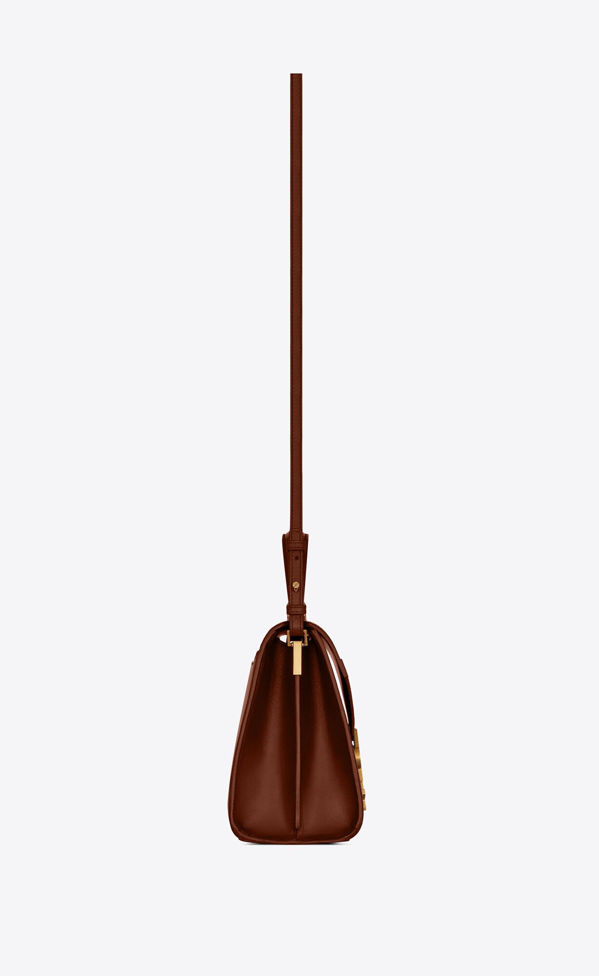 CASSANDRA Medium tophandle bag in smooth leather and suede Saint