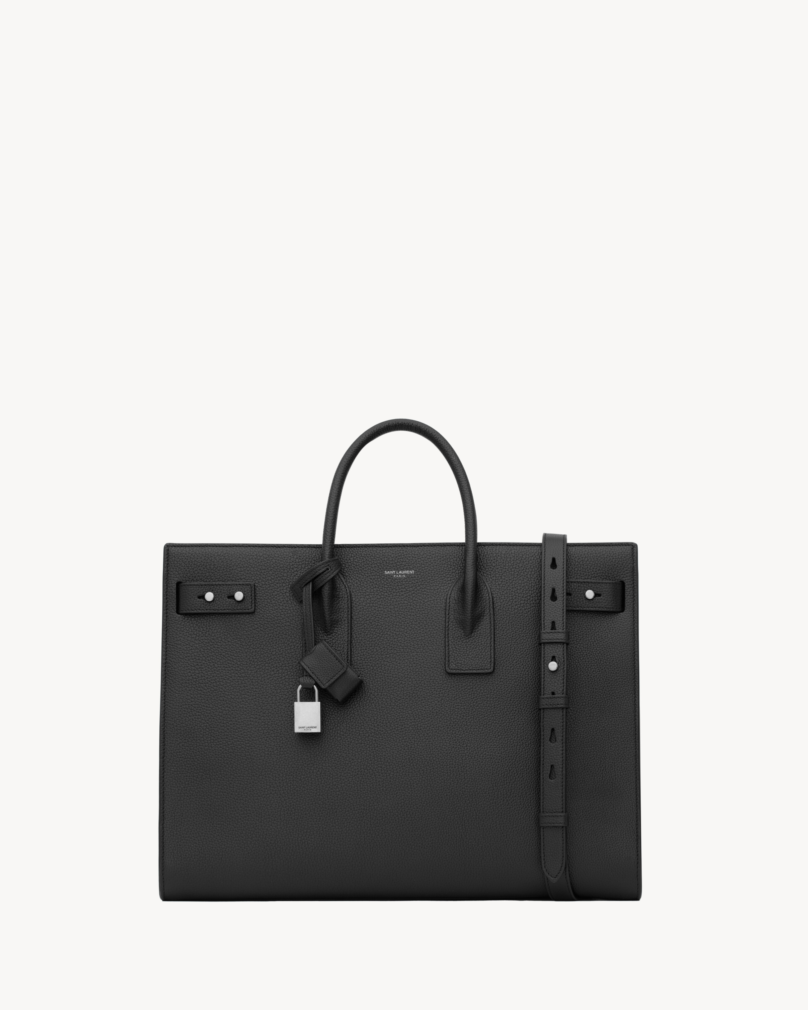 SAC DE JOUR thin large in grained leather