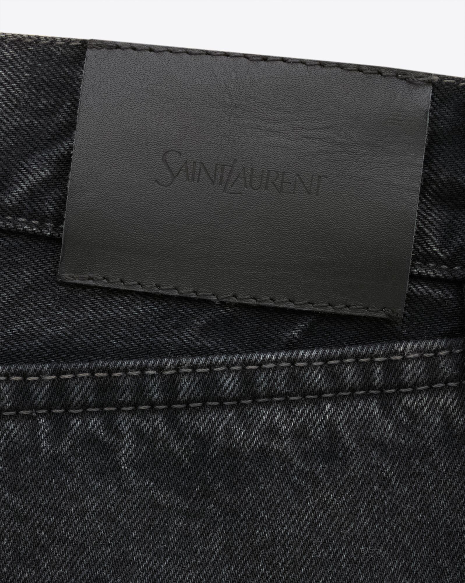 90's slim jeans in black rock denim