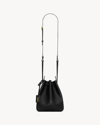 bucket bag in leather