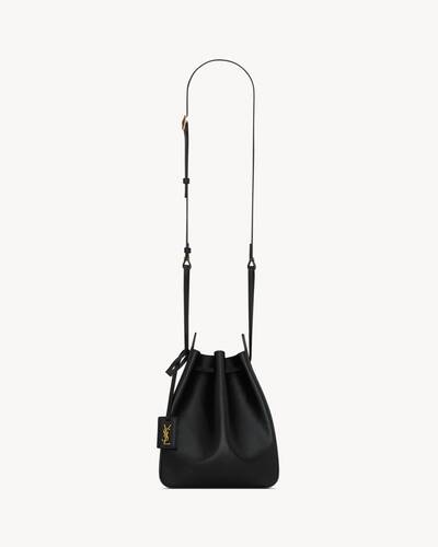 【関税&送料込】Saint Laurent Leather Bucket Bag bucket bag in leather | Saint Laurent | YSL PT