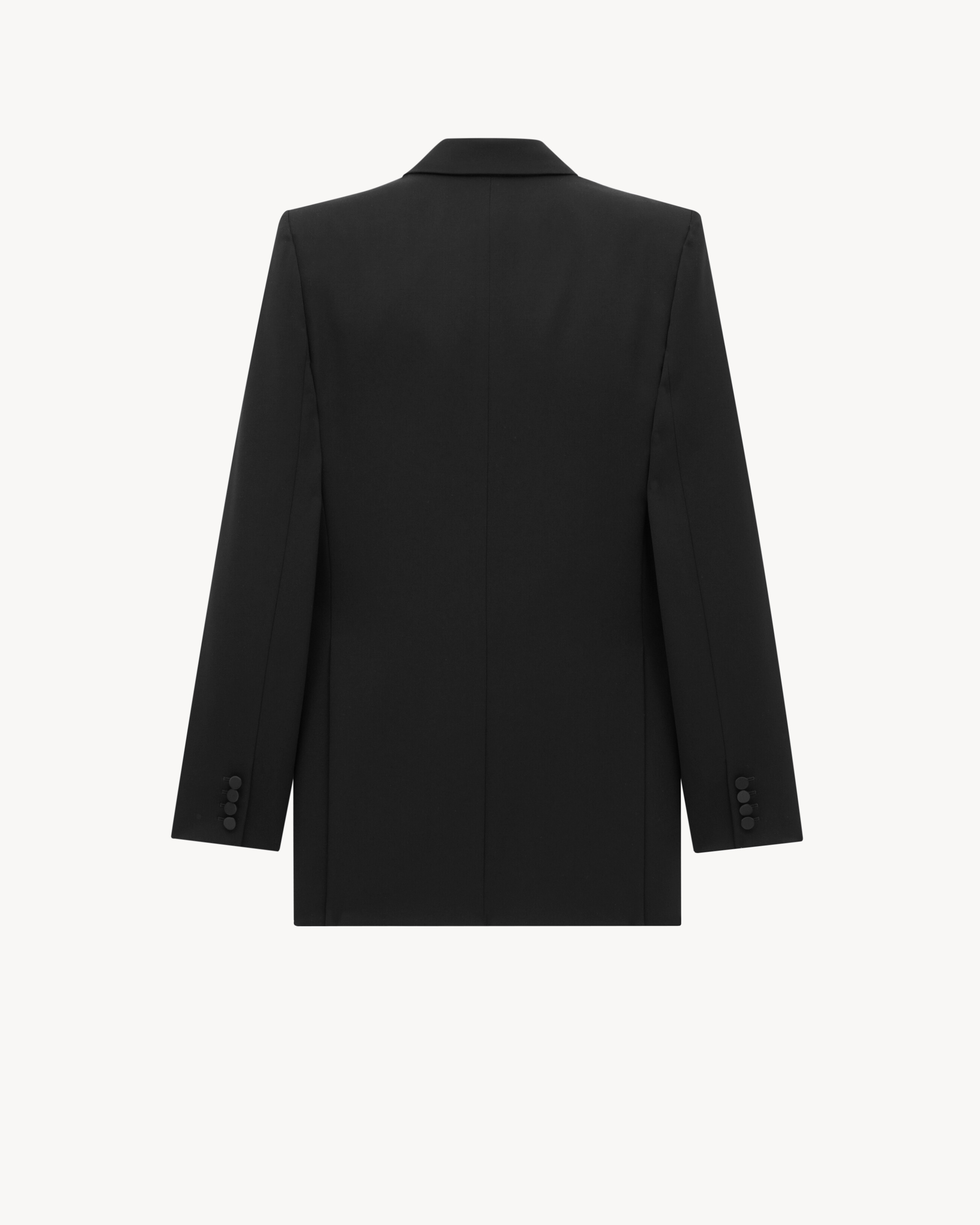 tuxedo jacket in grain de poudre