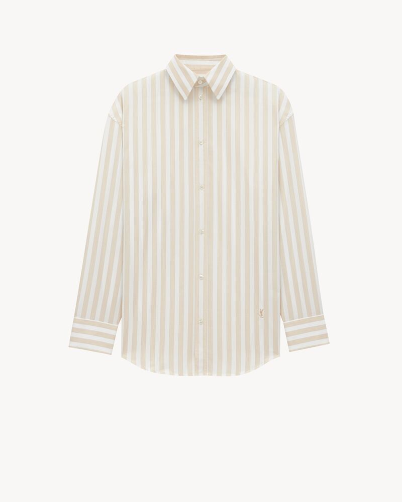 CASSANDRE shirt in striped cotton