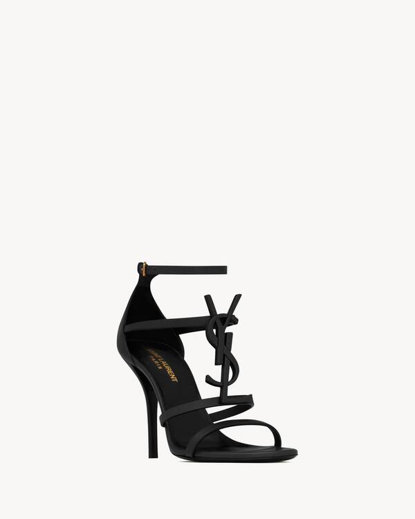 Cassandra sandals in smooth leather | Saint Laurent | YSL.com