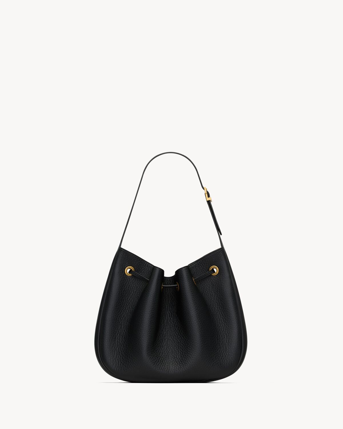 Bolso estilo hobo pequeño Paris VII de piel granulada