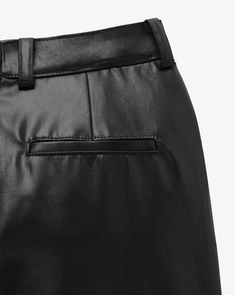 Cotton Gabardine Pencil Skirt W/pockets