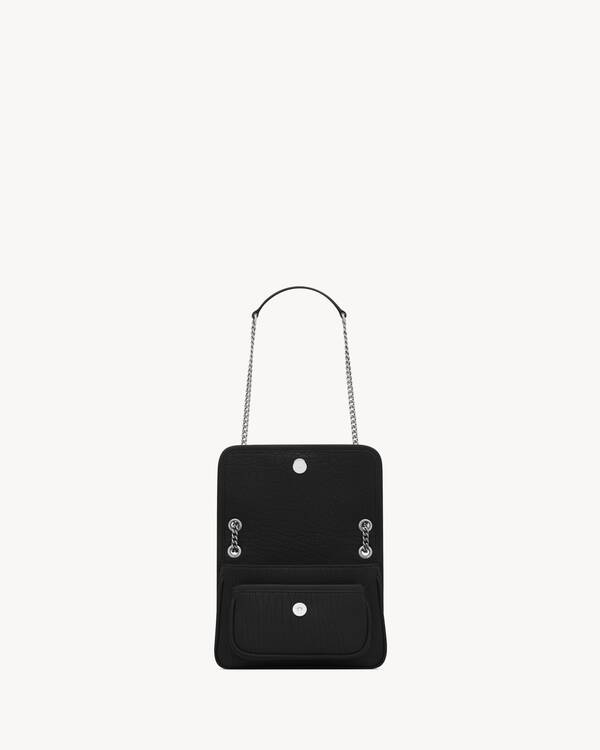 Niki Small Lambskin Crossbody Bags - Black