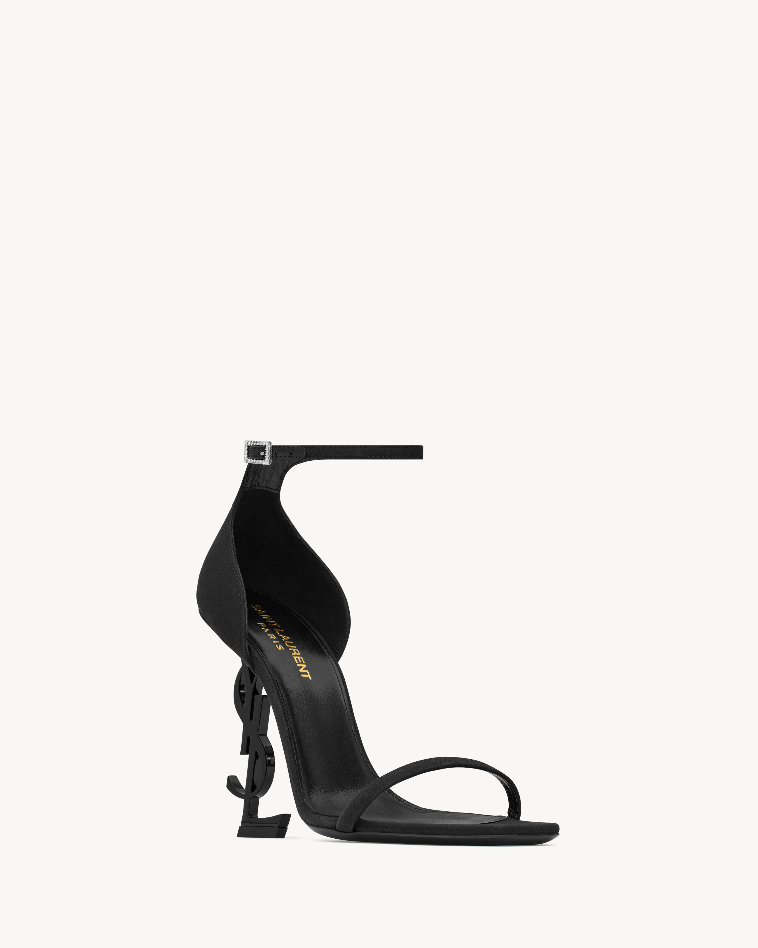 OPYUM sandals in crepe de chine | Saint Laurent | YSL.com