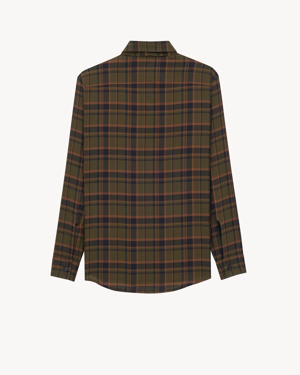 cassanre lavallière shirt in cotton plaid