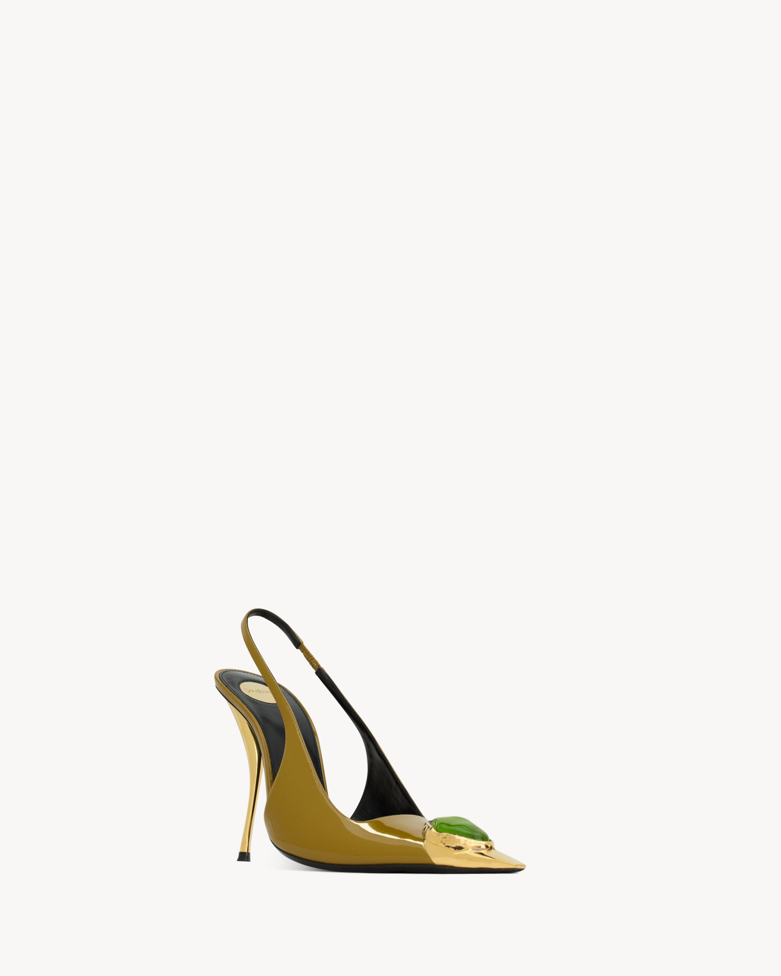 LOULOU slingback pumps in patent leather