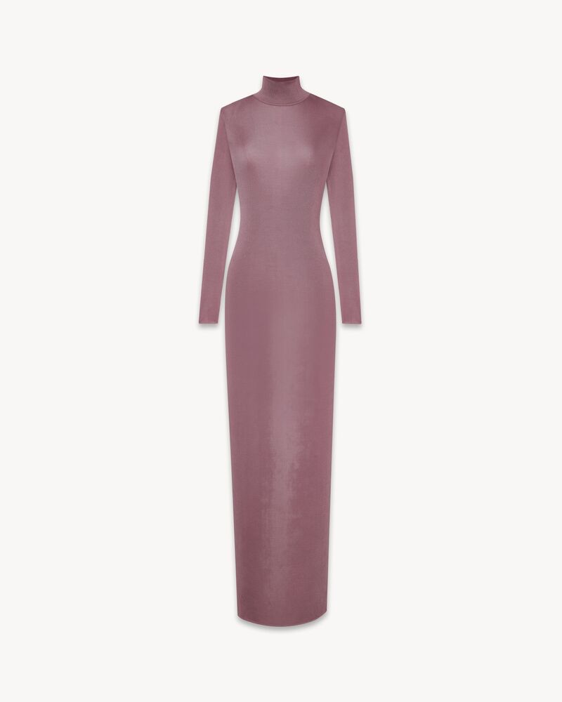 Langes Kleid aus Viskose