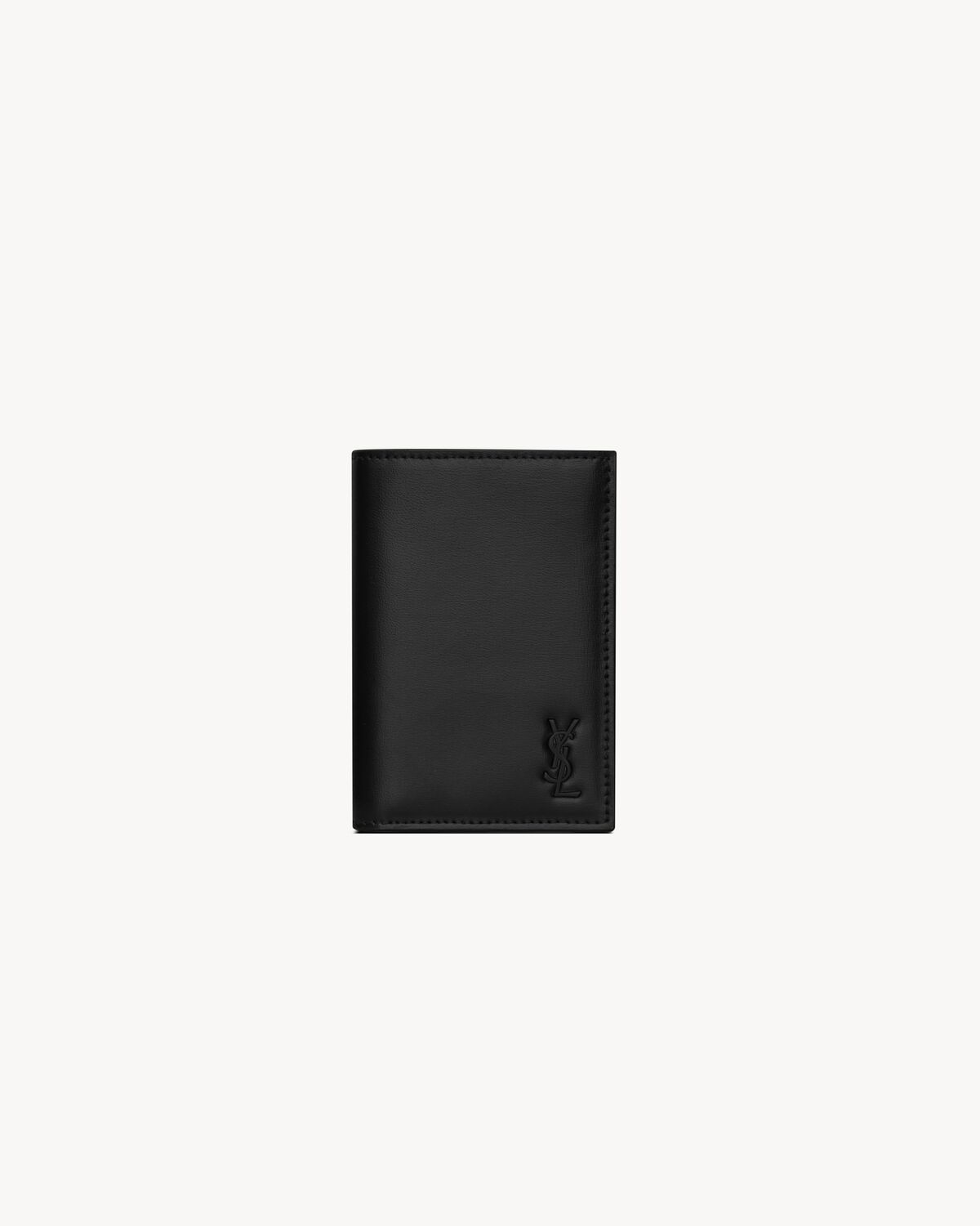 TINY CASSANDRE credit card wallet in matte leather