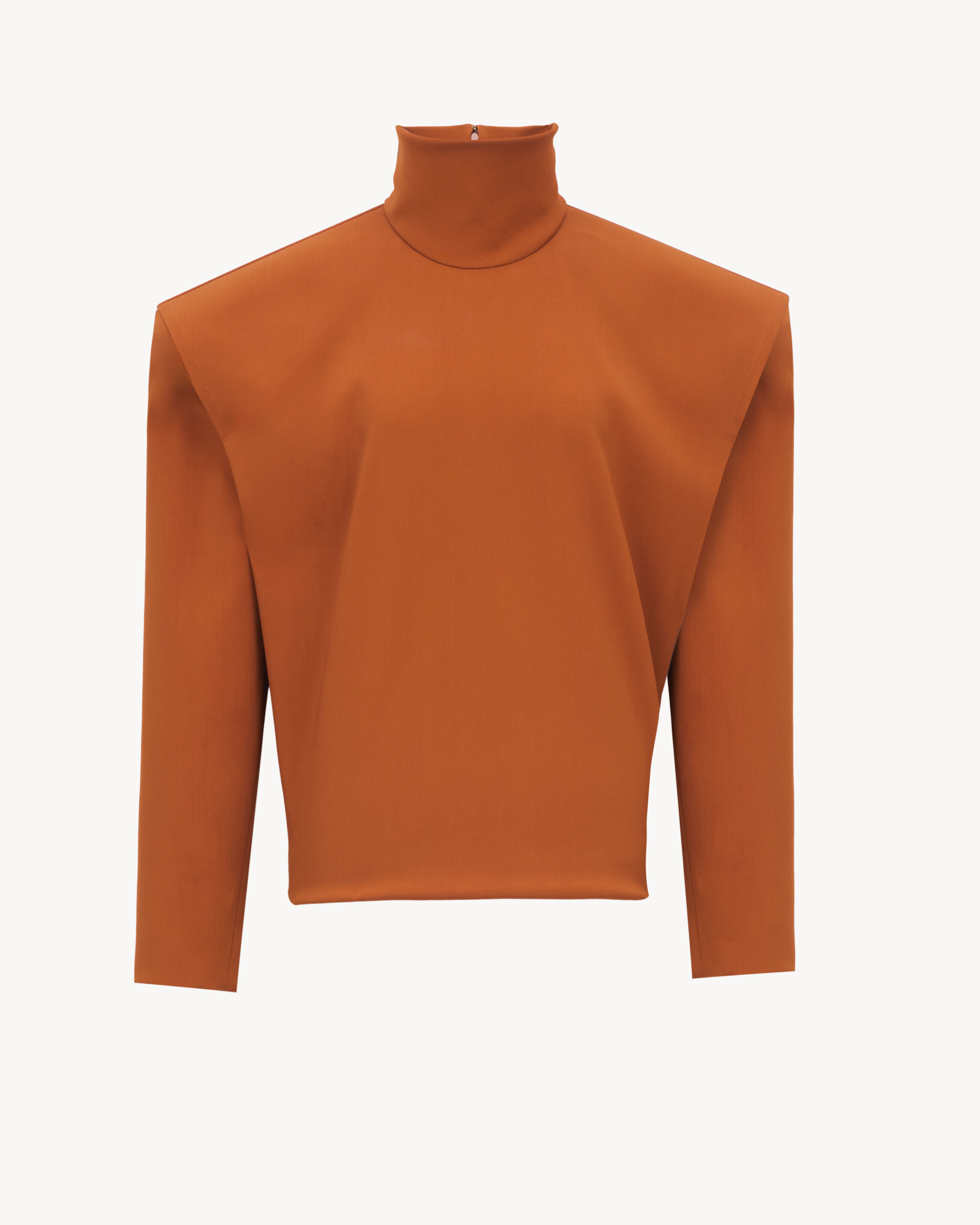 boxy top in satin
