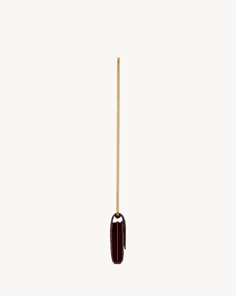 CASSANDRE CHAIN WALLET EN CUIR D’AGNEAU