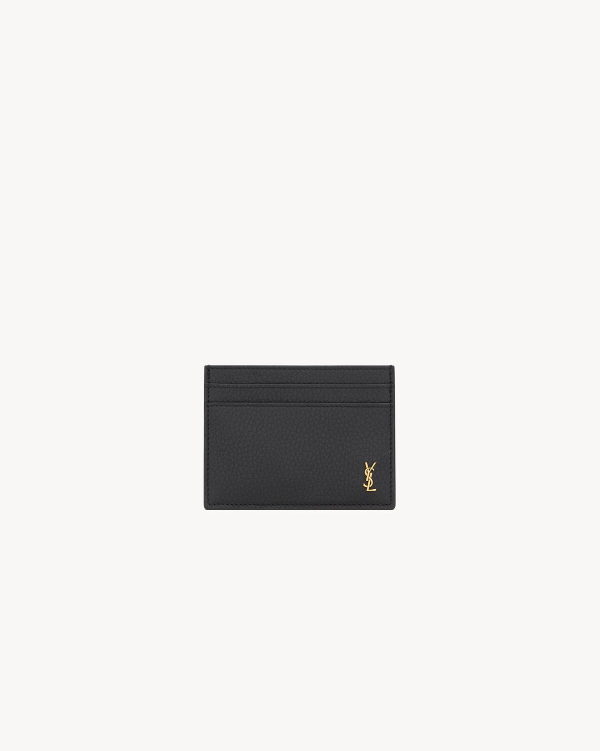 tiny cassandre card case in grained leather