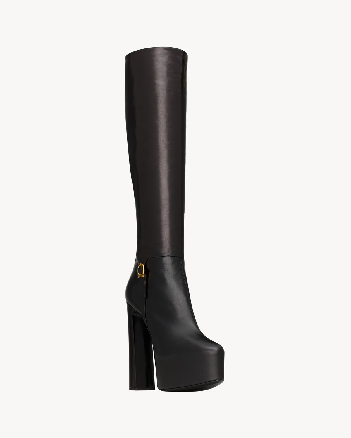nico platform boots in smooth leather