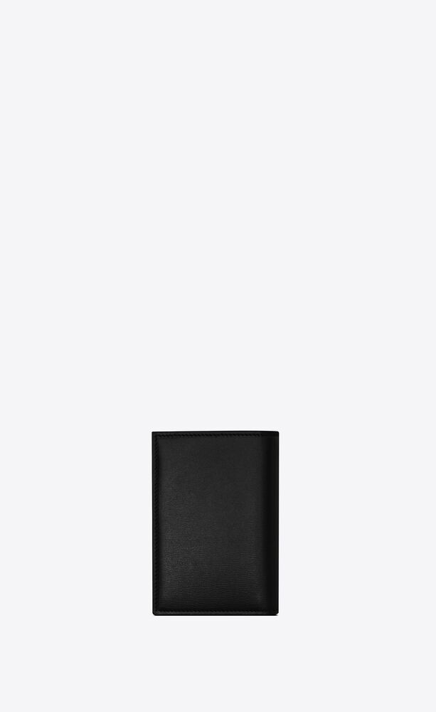 TINY CASSANDRE credit card wallet in shiny leather | Saint Laurent ...