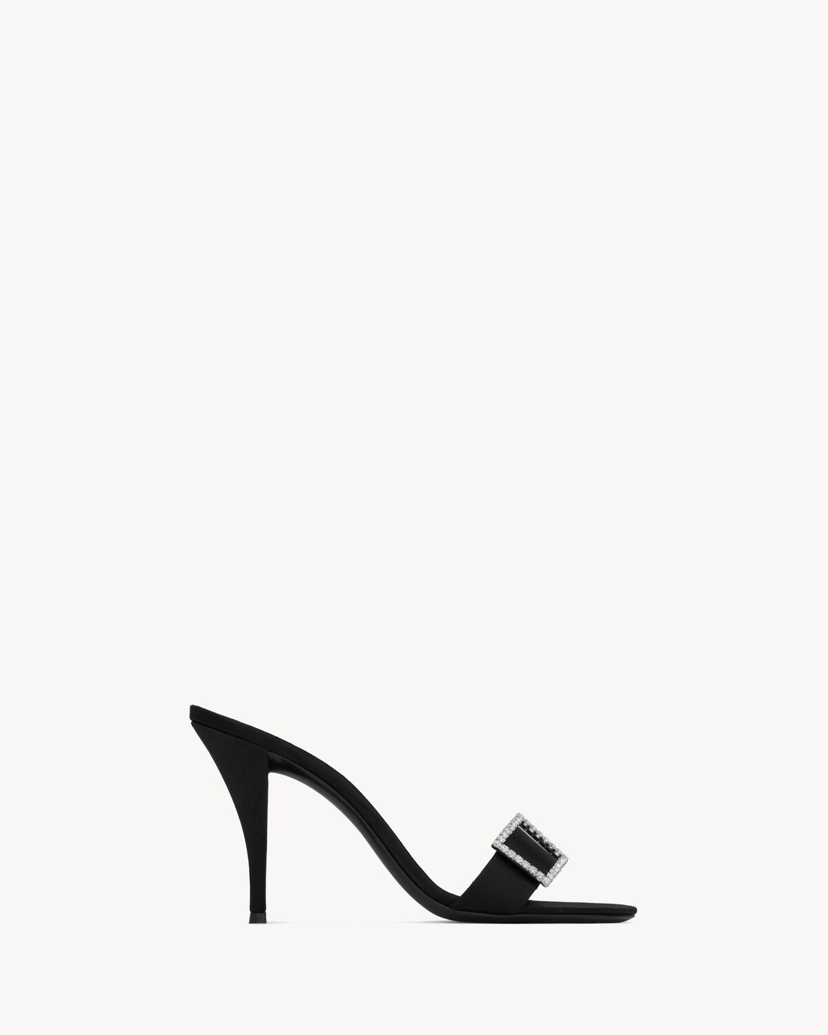 mule simone in crêpe satin