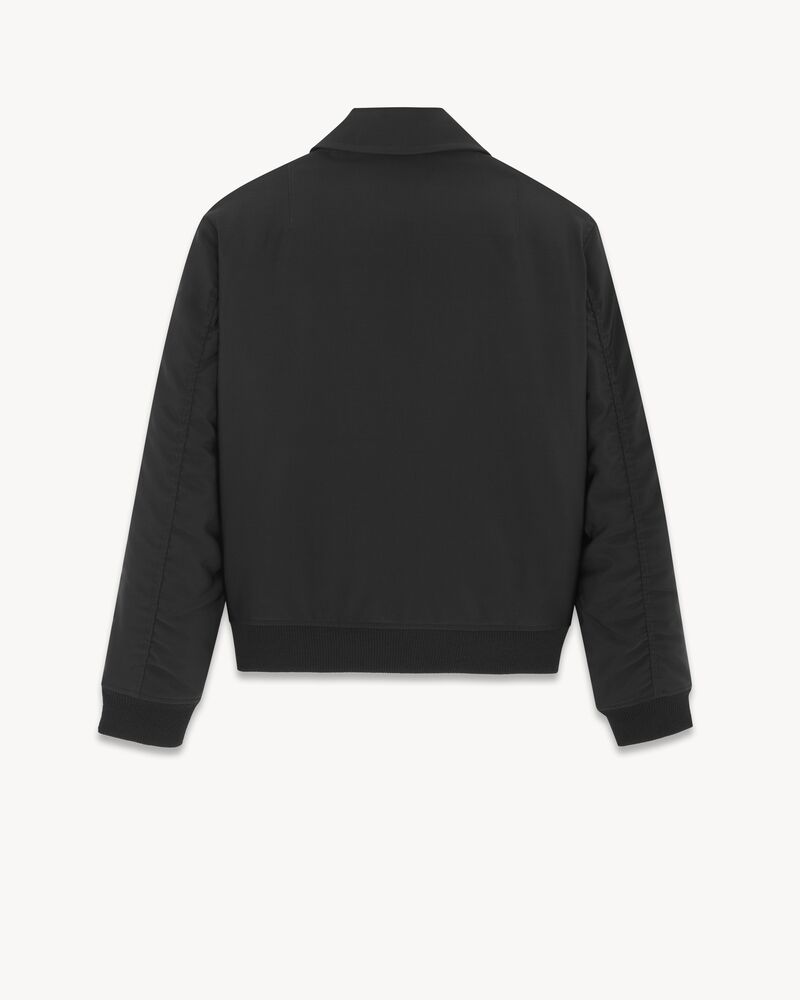 Bomber Jacket in Faille