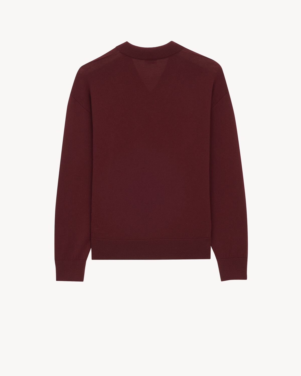 v-neck sweater in wool