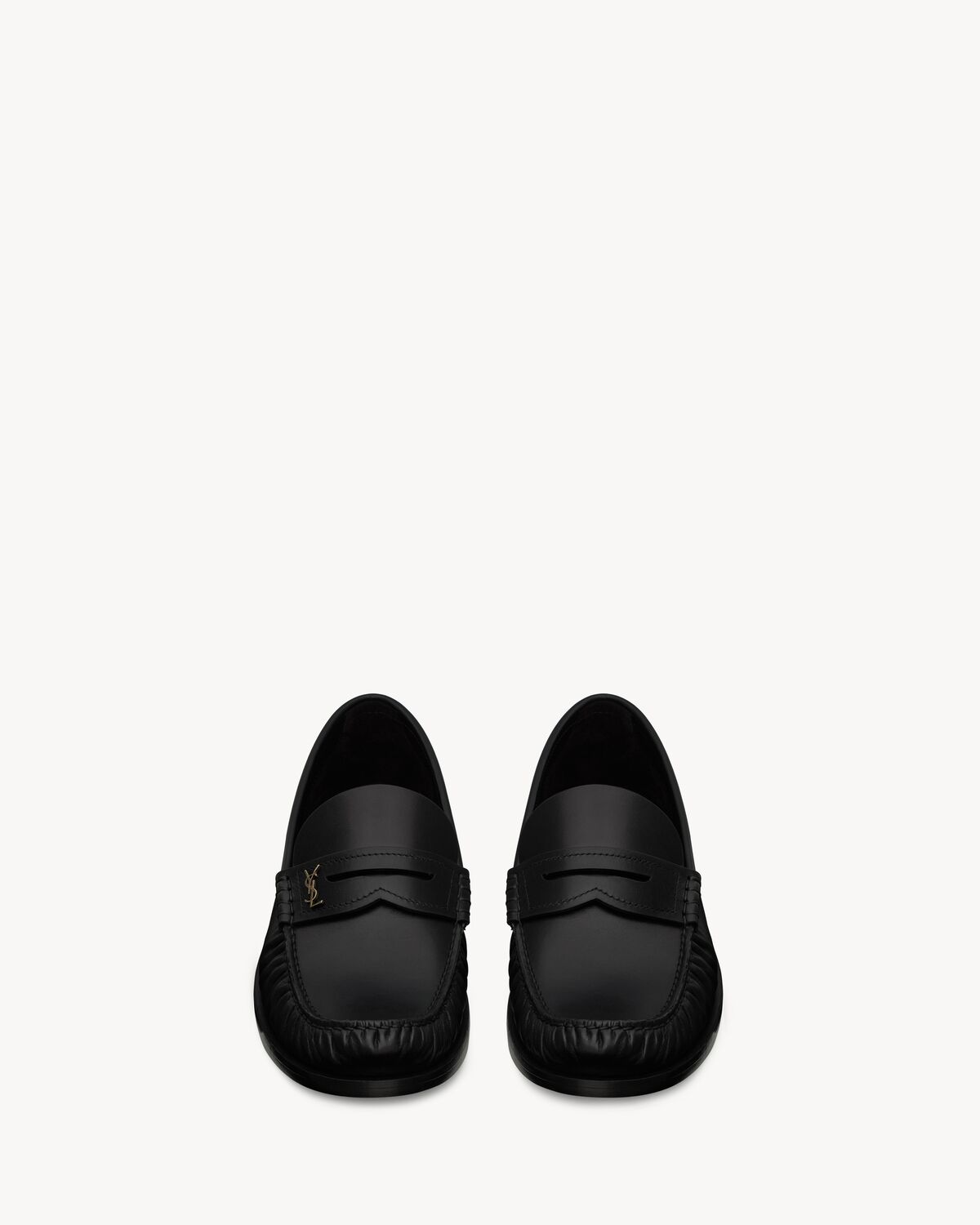 laurent loafers in smooth leather