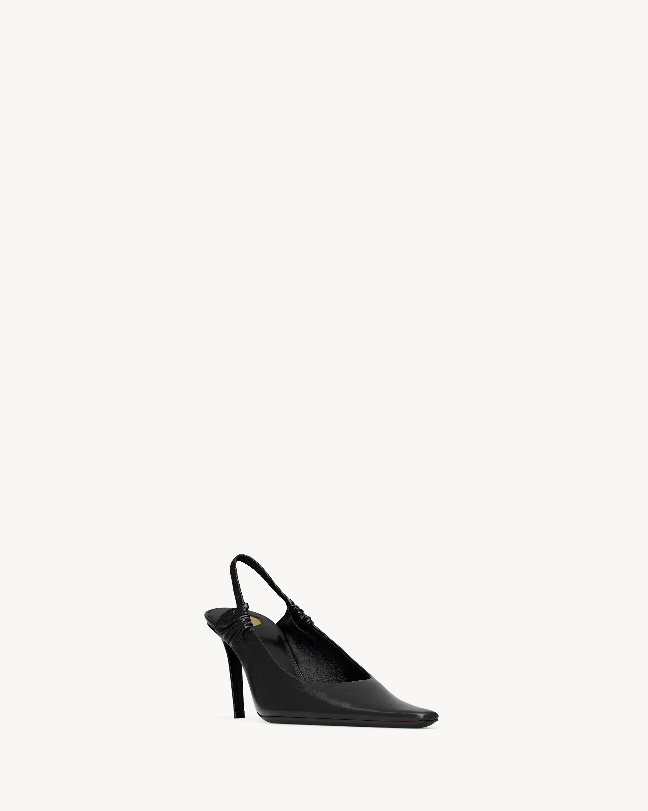 Zapatos de salón slingback Anne-Marie de piel lisa