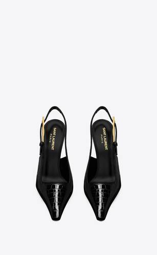 SAINT LAURENT: Shoes woman - Black  Saint Laurent high heel shoes  7315201TV00 online at