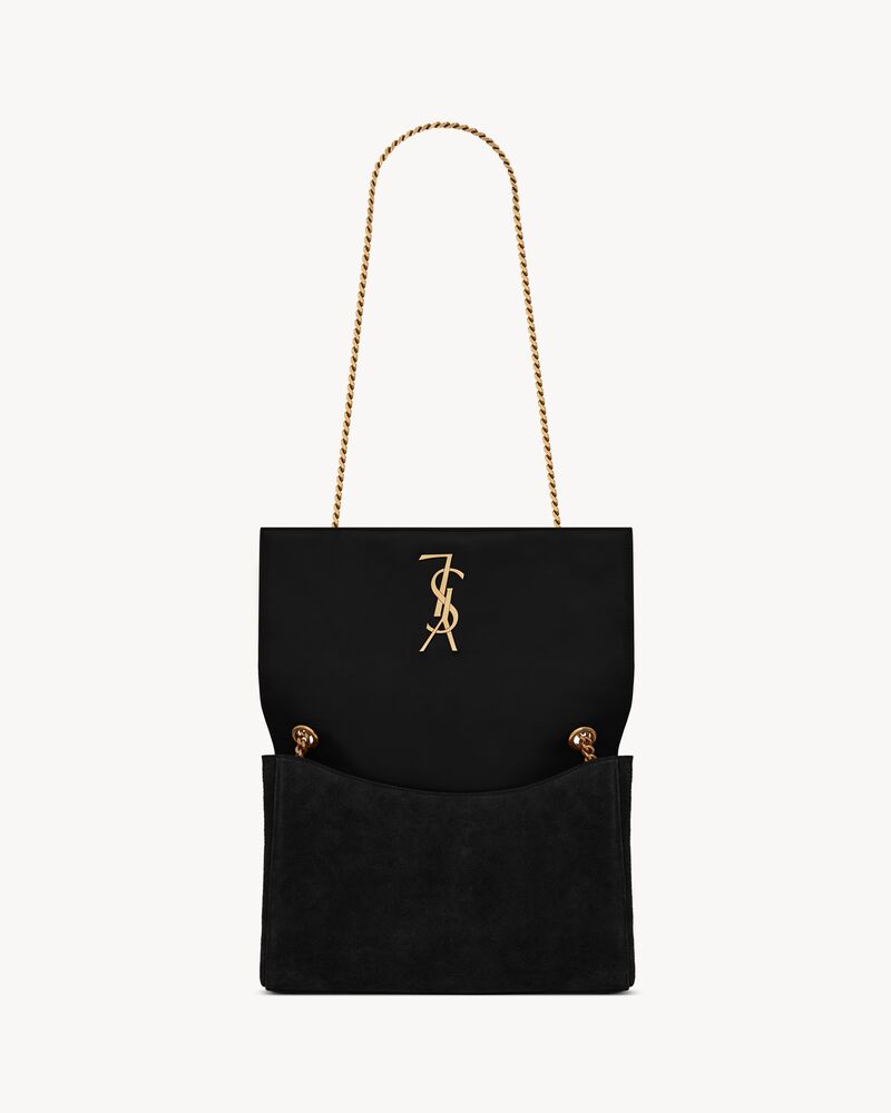 KATE medium Wendetasche aus Veloursleder und Glattleder