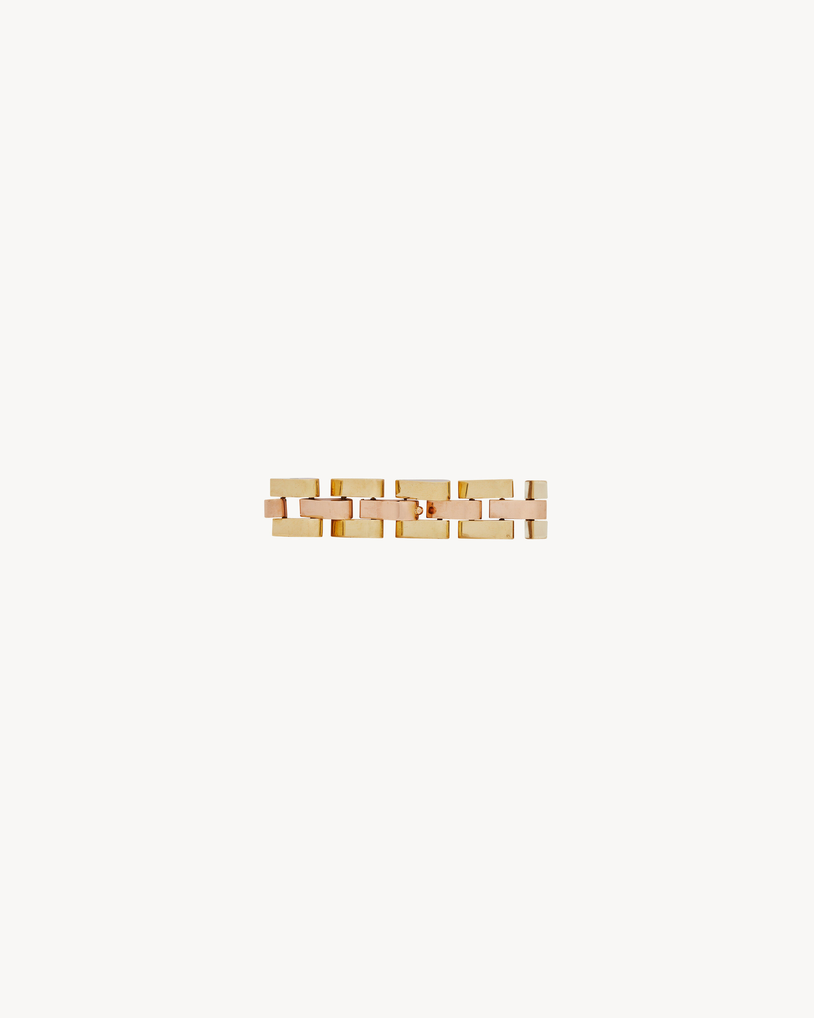 Vintage bracelet in yellow and pink gold