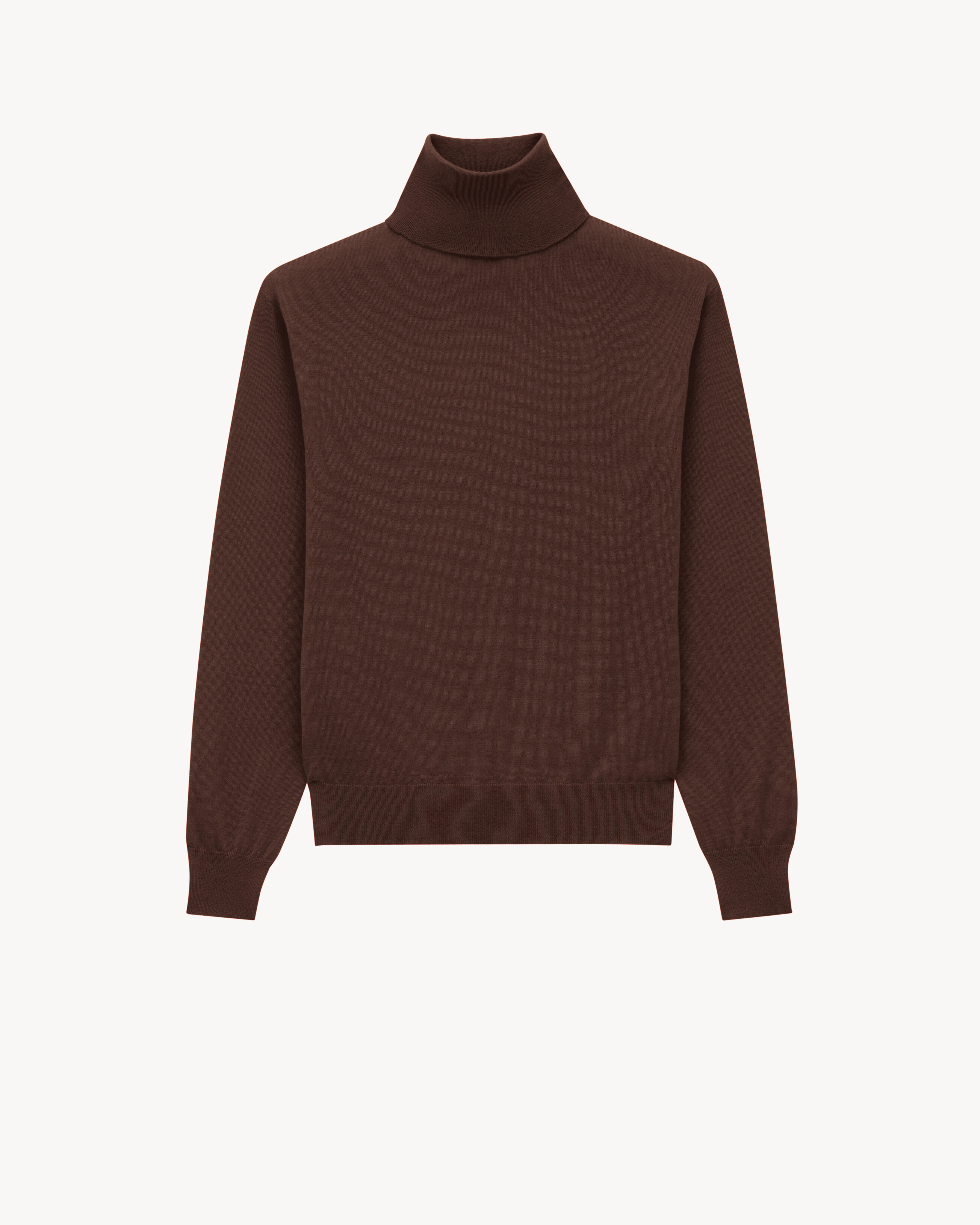Rollkragenpullover aus Kaschmir, Wolle und Seide