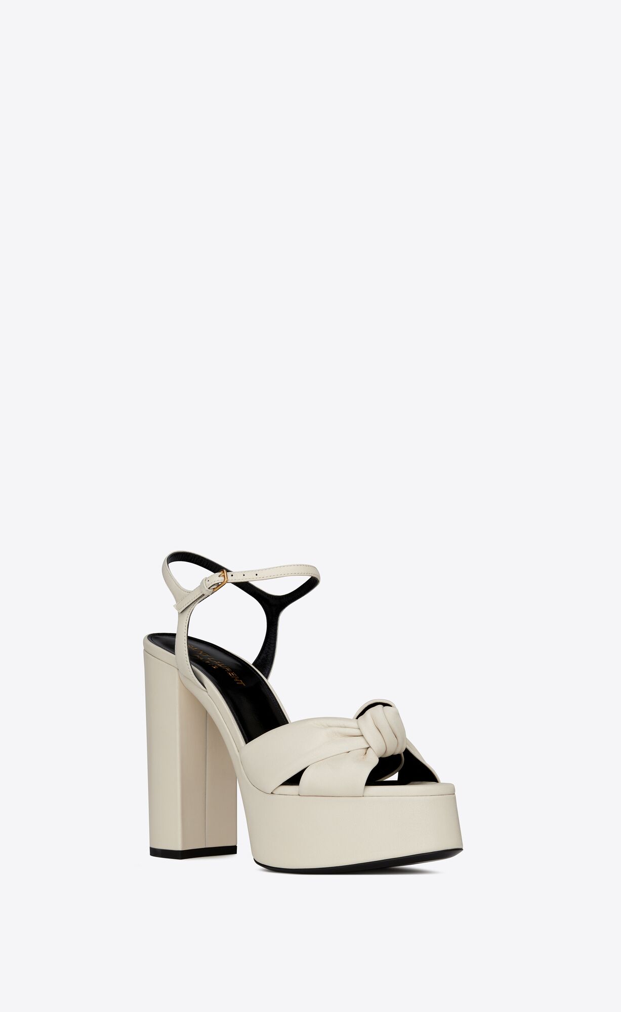 BIANCA PLATFORM sandals in smooth leather | Saint Laurent | YSL.com
