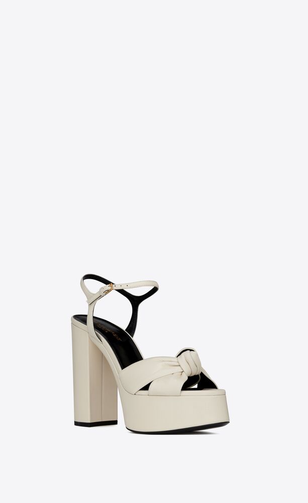 BIANCA sandals in smooth leather | Saint Laurent | YSL.com