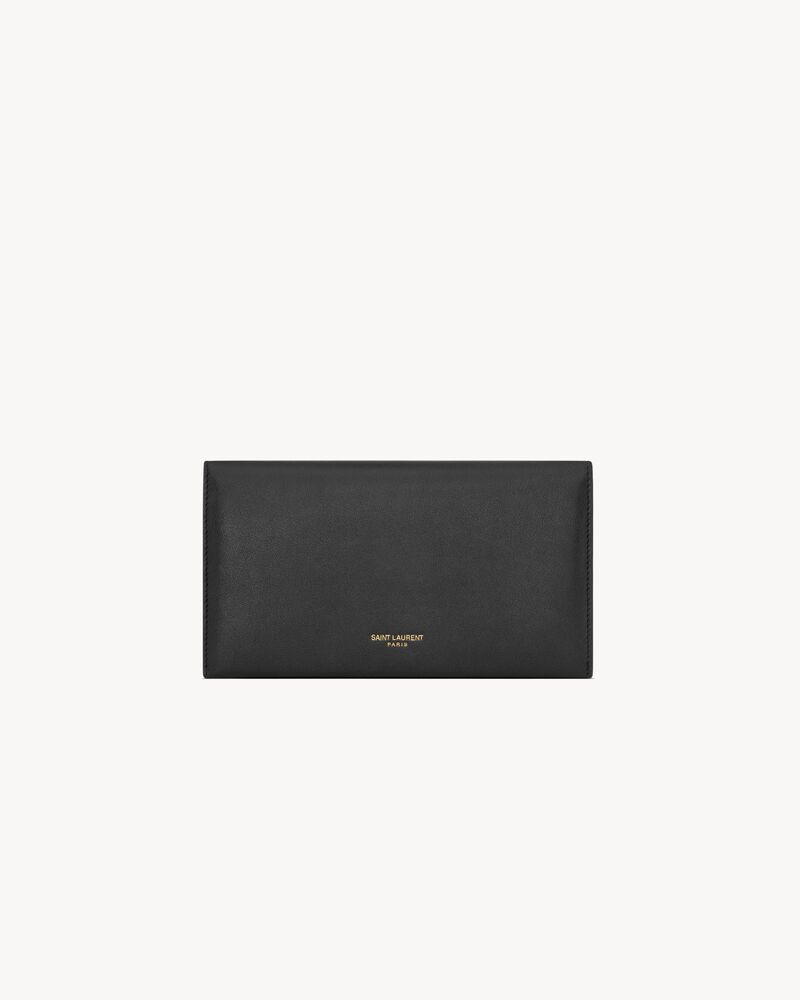 LETTER large wallet in leather