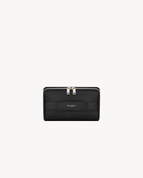 Saint Laurent　ケース SAINT LAURENT PARIS small grooming case in grain de poudre leather