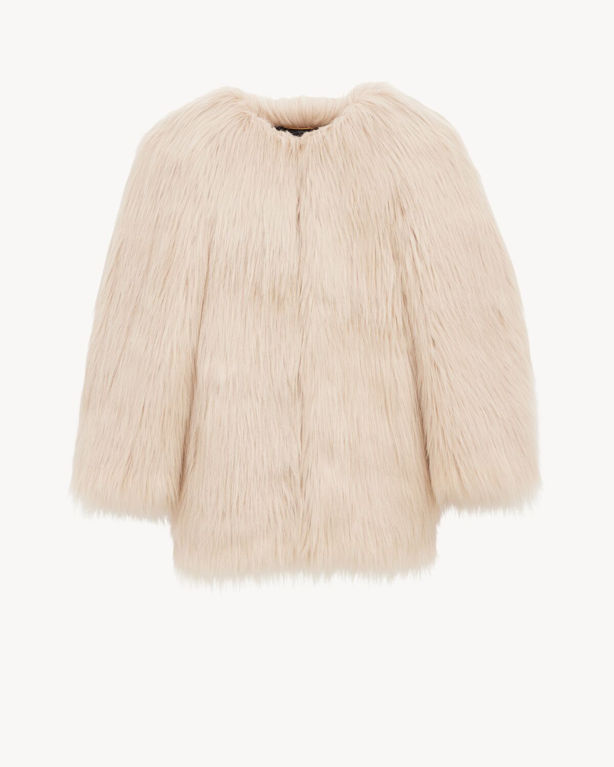 short coat in animal-free fur