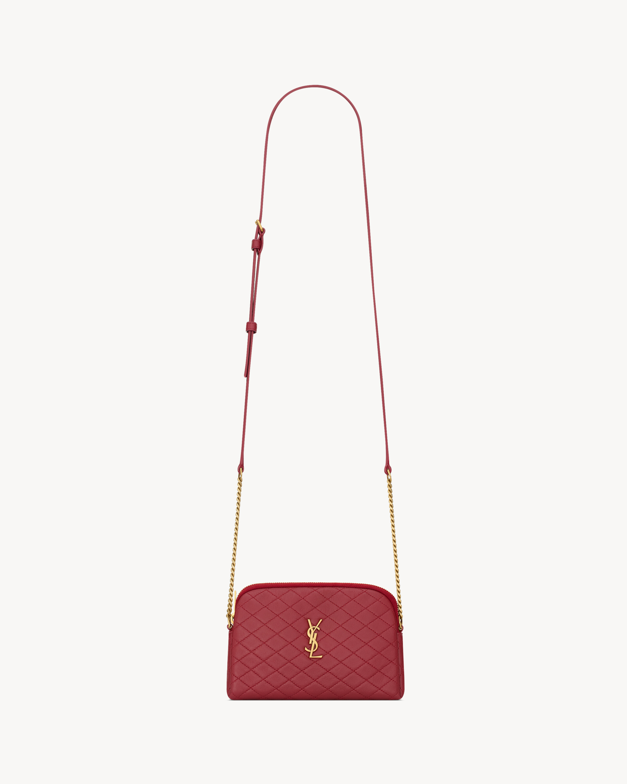 GABY zipped pouch in lambskin