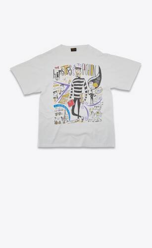 hipster guide to fashion 1990 t-shirt in cotton