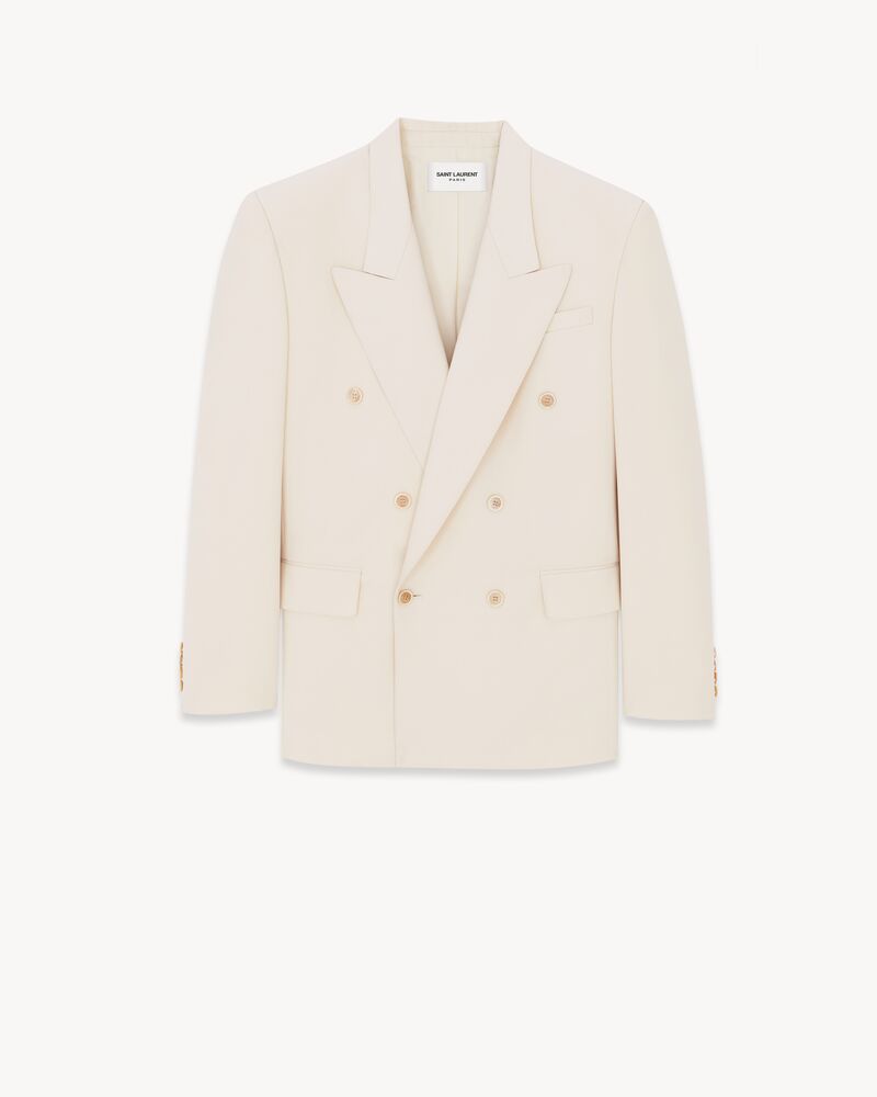 Jacket in wool gabardine | Saint Laurent | YSL.com