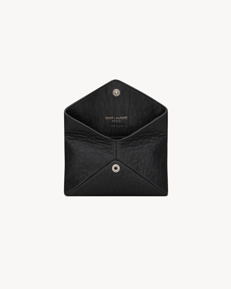 CASSANDRE envelope card case in grained leather