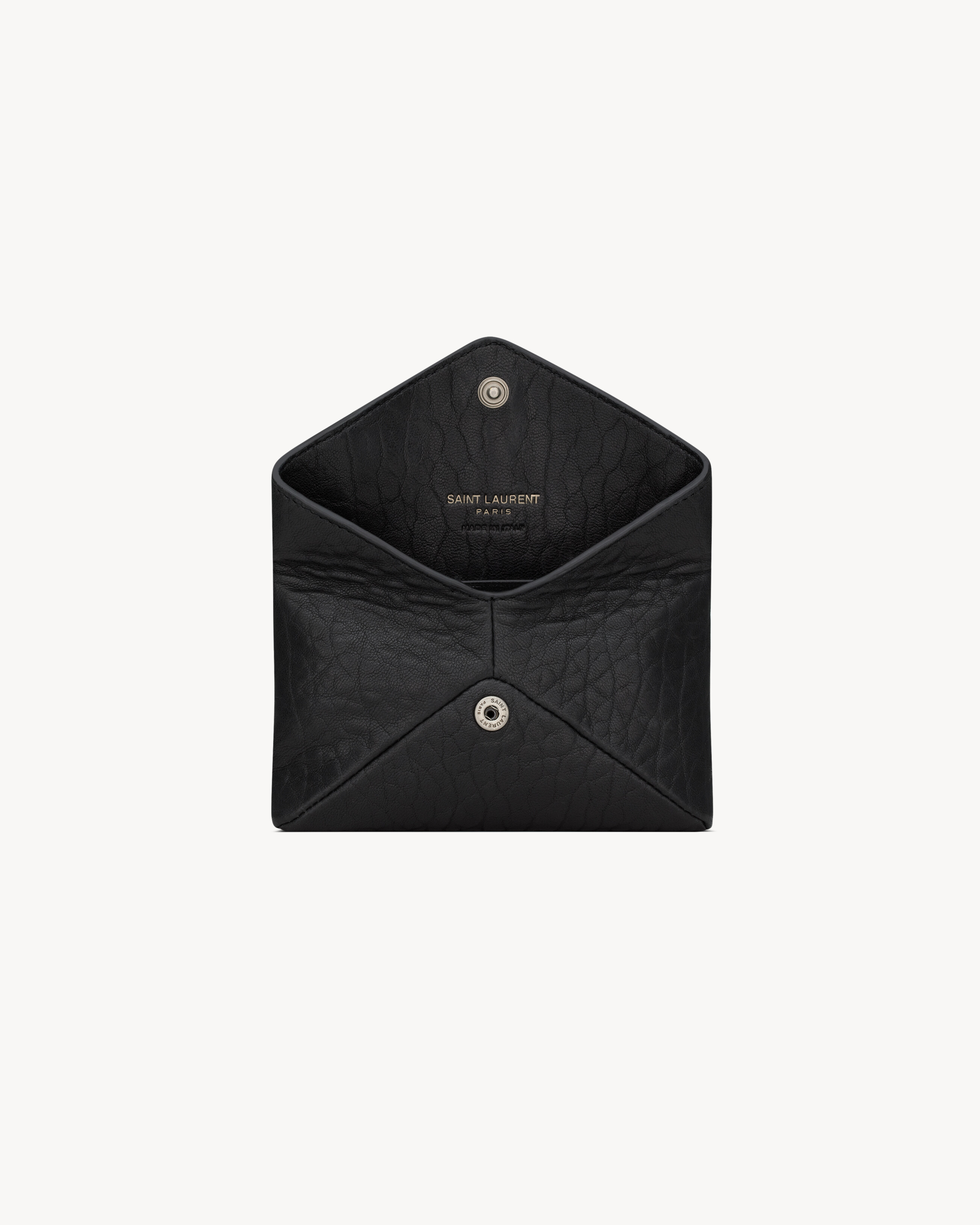CASSANDRE envelope card case in grained leather