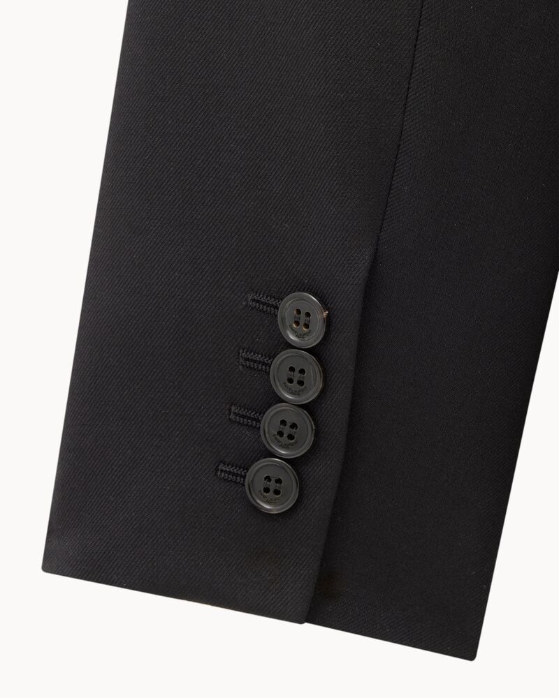 Jacket in Wool Gabardine