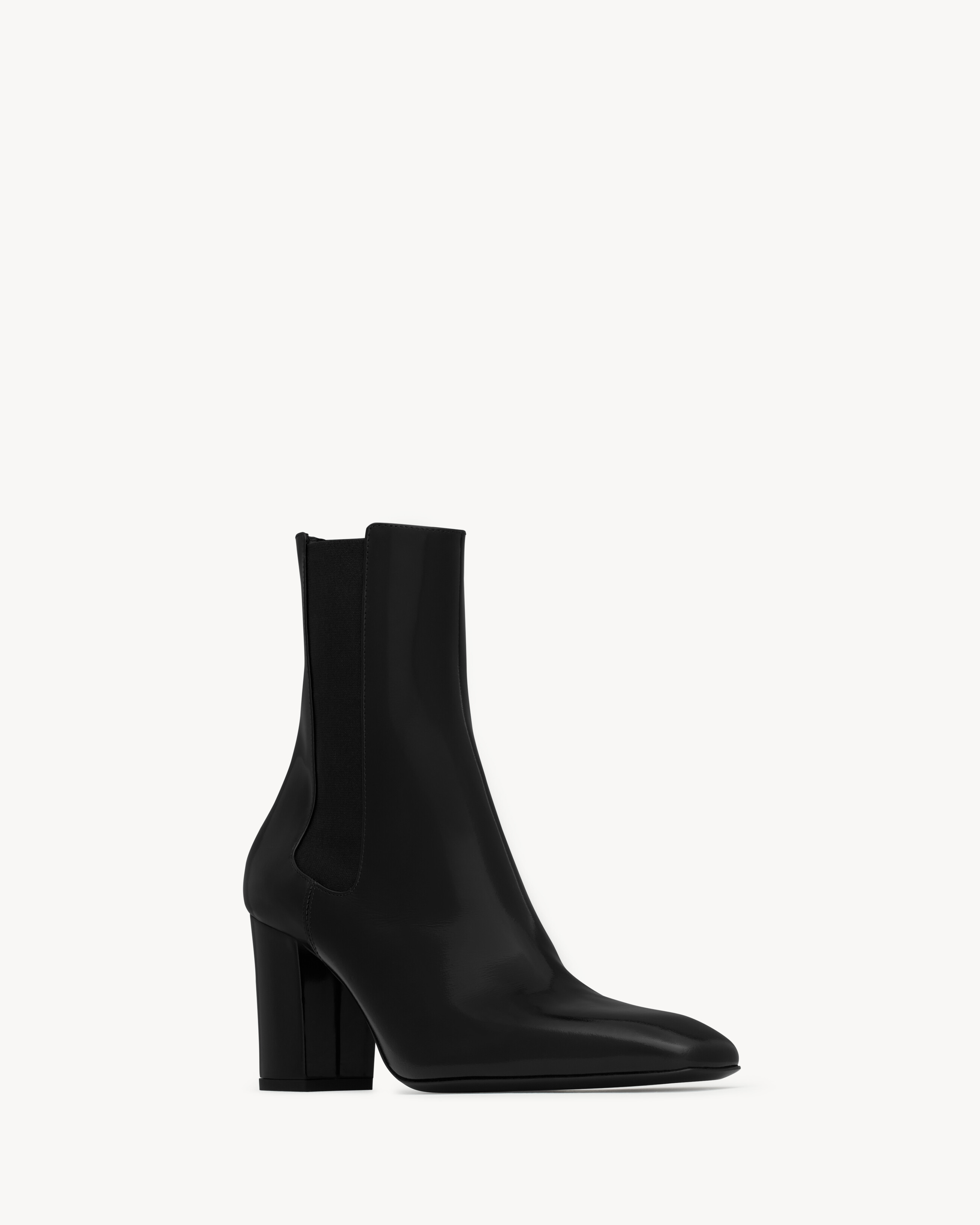 BETTY Chelsea-Boots aus glasiertem Leder