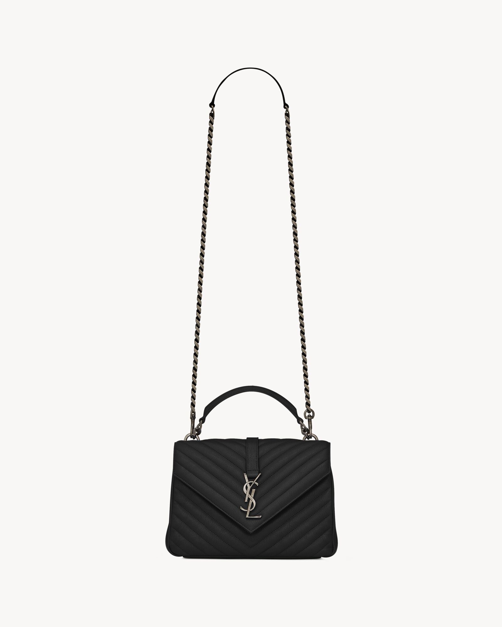 COLLeGE MEDIUM EN CUIR MATELASSE Saint Laurent YSL