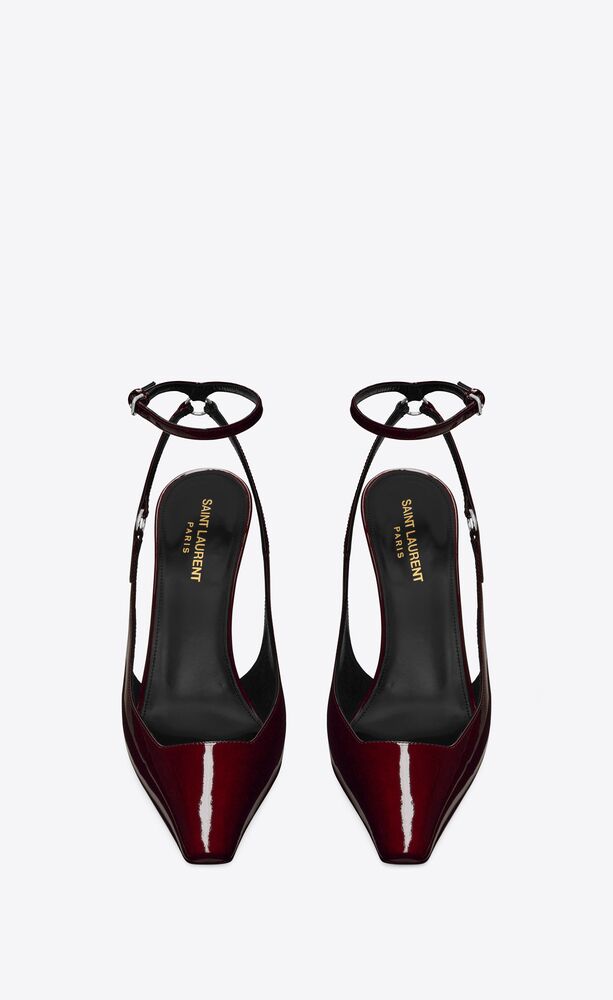 calista slingback pumps in patent leather