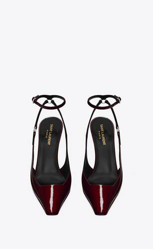 calista slingback pumps in patent leather